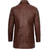 imageBlingsoul Leather Coats for Men  Vintage Style Long Leather Jacket MenSuper  Tan Leather Jacket