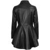 imageBlingsoul Leather Jackets For Women  Real Lambskin Womens Leather JacketClarissa Peplum  Black Jacket