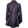 imageBlingsoul Leather Jackets For Women  Real Lambskin Womens Leather JacketClarissa Peplum  Purple Jacket