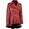 imageBlingsoul Leather Jackets For Women  Real Lambskin Womens Leather JacketClarissa Peplum  Red Jacket