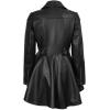 imageBlingsoul Leather Jackets For Women  Real Lambskin Womens Leather JacketGonzalez  Black Peplum Jacket