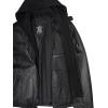 imageBlingsoul Mens Leather Jacket Removable Hooded Black Leather Jackets For MenJonathan Hooded  Black Jacket