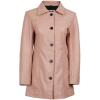 imageBlingsoul Womens Leather Jacket  Vintage Style Long Leather Jacket WomenKandis  Pink Coat