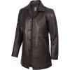 imageBlingsoul Leather Coats for Men  Vintage Style Long Leather Jacket MenBrown  Super Leather Coat