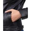 imageBlingsoul Real Lambskin Leather Jacket for Women Shirt Collar Leather Jacket WomensFernando  Black Leather Jacket