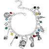 imageBlingsoul Dics Stranger Themed Things Charm Bracelet  ST Merchandise Charms Friendship Costume Christmas Jewelry for Men Women  J100048 Strnge Thing