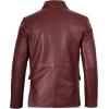imageBlingsoul Real Lambskin Mens Leather Blazer  Casual 2 Buttons Leather Jacket for MenBlazer  Maroon