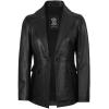 imageBlingsoul Leather Blazer Jacket Women  Leather Coats for WomenBlack  Susie Blazer