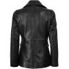 imageBlingsoul Leather Blazer Jacket Women  Leather Coats for WomenBlack  Susie Blazer