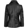 imageBlingsoul Leather Blazer Jacket Women  Leather Coats for WomenSurrey  Black Jacket