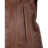 imageBlingsoul Leather Blazer Jacket Women  Leather Coats for WomenSurrey  Cognac Jacket
