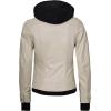 imageBlingsoul Leather Bomber Jacket Women  Real Lambskin Womens Leather Jackets with Detachable HoodBeige  Betty Jacket