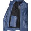 imageBlingsoul Leather Jacket Women  Quilted Cafe Racer Style Womens Leather JacketsDiamond1  Blue Jacket