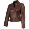 imageBlingsoul Asymmetrical Lambskin Leather Jacket Women  Stylish Womens Leather JacketsGadot  Cognac Jacket