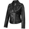 imageBlingsoul Asymmetrical Lambskin Leather Jacket Women  Stylish Womens Leather JacketsMargaret  Black Jacket