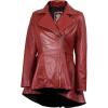 imageBlingsoul Leather Jackets For Women  Real Lambskin Womens Leather Peplum JacketClarissa Peplum  Red Jacket