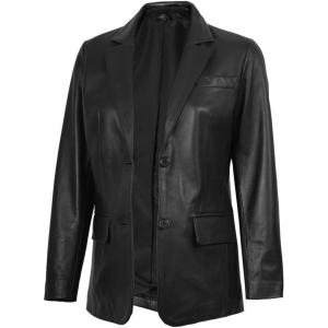 imageBlingsoul Leather Blazer Jacket Women  Leather Coats for WomenBlazer  Black Jacket