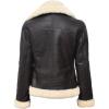 imageBlingsoul Womens Leather Sherpa Jacket  Real Leather Winter Jackets for WomenBrown  Frances Shearling Jacket