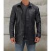 imageBlingsoul Leather Car Coats For Men  Real Leather Jacket MenBristol  Black Jacket