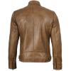 imageBlingsoul Leather Jackets For Men  Real Lambskin Motorcycle Style Mens Leather JacketDodge  Camel Jacket