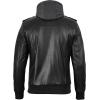 imageBlingsoul Mens Leather Jacket Detachable Hooded Black Leather Jackets For MenBlack  Ferndale Jacket