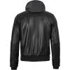 imageBlingsoul Mens Leather Jacket Detachable Hooded Black Leather Jackets For MenJeffery  Black Leather Jacket