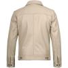 imageBrown Leather Jacket Men  Black Real Lambskin Mens Leather JacketBeige  Jose Jacket