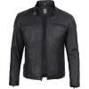 imageLeather Jacket Men Black and Brown Leather Jackets For MenVermount  Matte Black
