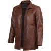 imageBlingsoul Leather Car Coats For Men  Real Leather Jacket MenBristol  Tan Jacket