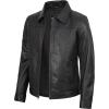 imageBlingsoul Premium Vintage Leather Jacket Men  Real Lambskin Trucker Mens Leather JacketsBlack  Mark Jacket