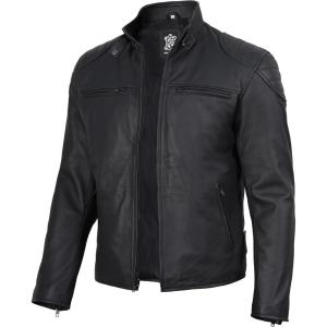 imageLeather Jacket Men Black and Brown Leather Jackets For MenVermount  Matte Black