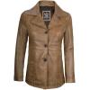 imageBlingsoul Leather Blazer Jacket Women  Leather Car Coats For WomenBitonto  Blazer Camel