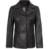 imageBlingsoul Leather Blazer Jacket Women  Leather Car Coats For WomenBitonto  Blazer Dark Brown