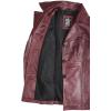 imageBlingsoul Leather Blazer Jacket Women  Leather Car Coats For WomenBitonto  Blazer Maroon