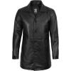 imageBlingsoul Leather Coats for Men  Vintage Style Long Leather Jacket MenBlack  Super Leather Coat