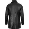 imageBlingsoul Leather Coats for Men  Vintage Style Long Leather Jacket MenBlack  Super Leather Coat