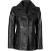 image:imageBlingsoul Leather Blazer Jacket Women  Real Leather Coat For WomensBitonto  Black Jacket
