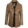 image:imageBlingsoul Leather Blazer Jacket Women  Real Leather Coat For WomensBitonto  Blazer Camel