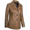 image:imageBlingsoul Leather Blazer Jacket Women  Real Leather Coat For WomensBitonto  Blazer Camel