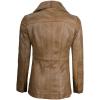 image:imageBlingsoul Leather Blazer Jacket Women  Real Leather Coat For WomensBitonto  Blazer Camel