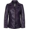 image:imageBlingsoul Leather Blazer Jacket Women  Real Leather Coat For WomensBitonto  Blazer Purple
