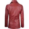 image:imageBlingsoul Leather Blazer Jacket Women  Real Leather Coat For WomensBitonto  Blazer Red