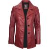 image:imageBlingsoul Leather Blazer Jacket Women  Real Leather Coat For WomensBitonto  Blazer Red