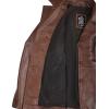 image:imageBlingsoul Leather Blazer Jacket Women  Real Leather Coat For WomensBitonto  Brown Jacket