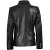 image:imageBlingsoul Double Breasted Leather Blazer Womens  Stylish Real Lambskin Casual Leather Coat For WomenKinley  Black Blazer Jacket