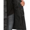 image:imageBlingsoul Genuine Leather Car Coat for Men  Stylish Real Lambskin Long Leather Jacket Mens with Lapel CollarJackson  Black Car Coat