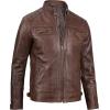 image:imageBlingsoul Real Lambskin Leather Jacket Men  Leather Jackets for MenDiamond1  Brown Jacket