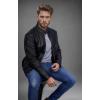 image:imageBlingsoul Real Lambskin Leather Jacket Men  Leather Jackets for MenRicardo Cowhide  Black Jacket