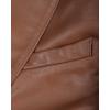 image:imageBlingsoul Real Lambskin Mens Leather Blazer  Casual 2 Buttons Leather Jacket for MenTan  Blazer Jacket