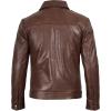 image:imageBrown Leather Jacket Men  Black Real Lambskin Mens Leather JacketCognac  Wick Jacket